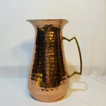 Old Dutch Odi Hammered Copper Plated Water Pitcher Spout Handle Vase 7.5. Fixed Price $15.00.