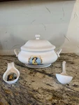 Nabisco 100TH Anniversary Vintage Soup Tureen Bowl W/lid, Ladle, & Spoon Rest. Fixed Price $70.00.