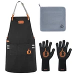 Onlyfire Cooking Chef Apron With Pockets, 1472 Heat Resistant Grill Gloves .... Fixed Price $85.22.