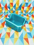 Sugar Packet Holder Caddy Turquoise Blue New Fiestaware. Fixed Price $23.99.