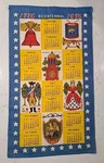 Vintage Tea Towel Kitchen Wall Calendar Bicentennial 1776-1976. Fixed Price $12.99.