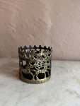 Metropolitan Museum Of Art Mma Brass Pierced Candle Holder Medieval Animal Motif. Fixed Price $29.99.