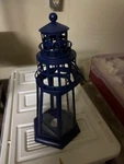 Sur La Table Of 4 Blue Lighthouse Tealight Holders Originally $50/PIECE!. Fixed Price $39.99.