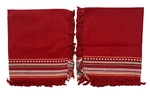 Dii Kitchen Cloth Napkin Set Of 2- 20" Red Chipotle Hacienda Fringe Table Linen. Fixed Price $10.98.