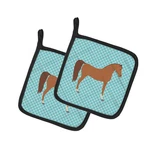 Caroline's Treasures Carolines BB8085PTHD Arabian Horse Blue Check. Fixed Price $34.86.