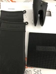 New Cuisinart 6-PIECE Silicone Kitchen Set Black Color. Fixed Price $39.33.