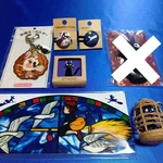 Ghibli Park Kiki's Delivery Service Jiji Keychain, Pin, Hair Ties & Memo Pad Set. Fixed Price $96.30.