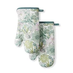 Martha Stewart Succulents Oven Mitt 2-PACK Set, Green, 7"X13". Fixed Price $19.74.