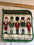 Michel Design Works Cotton Kitchen Potholder Christmas Nutcracker Suite New. Fixed Price $19.50.