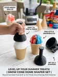 Snow Cone Dome Shaper Set Round Ice Mold Tool (2.9" Or 3.3" Pla) (food Safe). Fixed Price $24.99.