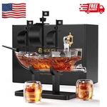 Pirate Ship Whiskey Decanter Set With 2 Glasses, Gift Ideas For Him. Fixed Price $111.99.