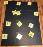 Lodge 7 Inch Square Silicone Skillet Pattern Trivet Black New - Lot Of 12. Fixed Price $119.99.
