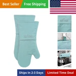 Silicone Oven Mitts: Heat Resistant Up 500 Degrees - 100% Cotton & Silicon.... Fixed Price $64.85.