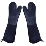Domii Extra Long Silicone Oven Mitts Heavy Duty Commercial Black -. Fixed Price $42.72.