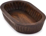 Samhita Mango Decorative Bowls For Home Cor, Long Wooden.... Fixed Price $24.44.