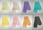 Faux Burlap Double Oven Mitt (8 Colors Available). Fixed Price $30.00.