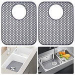 Best Longfite Sink Protector Mats 2 Pcs Silicone Kitchen Draining Heat Proof. Fixed Price $22.97.