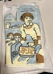 Blue Q Love My As*hole Kids Oven Mitt Nwt New Sealed Htf. Fixed Price $29.99.