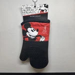 New Disney Mickey Mouse Silicone Oven Mitt Glove Pot Holder Red. Fixed Price $9.95.