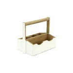 Cheungs Fp 3685W Wooden Garden Utensil Holder White. Fixed Price $25.21.
