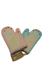 1 Pair Oven Mitt Pot Holder Hand W/nail Polish & Rings Pink/blue Twelvenyc Macys. Fixed Price $16.77.