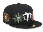 Olmecas Tabasco Hat Size 7 3/8 Day Of The Dead Skull & Flowers New Era Cap. Fixed Price $159.96.