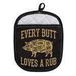 Levlo Funny Pig Pork Bbq Grill Oven Mitt With Hot Pads Lover Gifts Ev.... Fixed Price $24.91.
