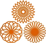 Silicone Trivet Mat - Kitchen Hot Pads For Pots & Dish Insulated Teapot. Fixed Price $15.72.