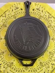 Lodge Cast Iron 10.25" Skillet With American Flag Design. Fixed Price $39.95.