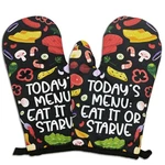 Funny Bbq Oven Mitts Heat Resistant With Silicone Non-slip Texture. Fixed Price $19.33.