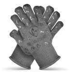 Oven Gloves With Fingers - 932 Extreme Heat Proof And Cut Resistant Mitts F.... Fixed Price $49.38.