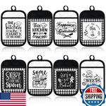 8 Pcs Farmhouse Pot Holders With Pocket - Heat Resistant Oven Mitts & Hot Pads. Fixed Price $25.66.