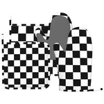 Black White Check Plaid Oven Mitts Pot Holders Set Silicone Kitchen Gloves. Fixed Price $34.77.