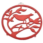 Old Dutch 206RD 8" Red Bird Trivet, Diameter. Fixed Price $15.00.