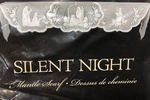Mantle Scarf Heritage Lace Silent Night Christmas Nativity 20"X90" White New. Fixed Price $50.00.