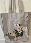 Ulster Weavers Dogs Print Reusable Pvc Coated Shopping Tote Bag 15. Fixed Price $16.00.