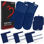Oven Mitts And Pot Holder Sets With Silicone Grip, 500 F Heat RESISTANT-6 Pack. Fixed Price $40.37.