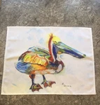 Betsy Drake Heathcliff Pelican Place Mat Set Of 7. Fixed Price $39.00.