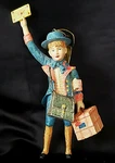 Rare Vtg. Mark Roberts Victorian Holiday 'mail Carrier Boy' Christmas Ornament. Fixed Price $29.99.