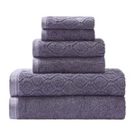 Superior Denim Wash 100 Cotton 550 Gsm 6 Piece Towel Set 2 Face Hand Bath. Fixed Price $48.31.