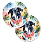 Carolines Treasures DAC6379CARC 2.5 X In. Borzoi Luau Cup Holder Coas.... Fixed Price $23.36.