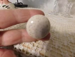 Amerock, Knob, Pull, Beige Ceramic Flecked, 5/16", BP725-OM. Fixed Price $5.00.