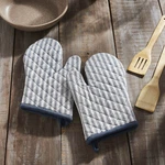 Sawyer Mill Blue Ticking Stripe Oven Mitt Set Of 2 Vhc Brands. Fixed Price $18.95.