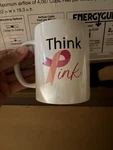 *new* Breast Cancer Awareness Double Sided Coffee Mug - Benefits Susan G. Komen. Fixed Price $21.00.