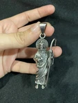 925 Sterling Silver Big Men's Womens Jude Thaddeus San Judas Tadeo Pendant. Fixed Price $180.00.