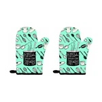 June Clever Rinse The Spoon If You Stir Pot Funny Oven Mitt 2-PACK. Fixed Price $9.99.