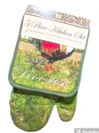 5 Pcs Kitchen Towel Sets Rooster Oven Mitt & Potholder 100%COTTON. Fixed Price $19.99.
