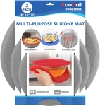 Koomall 12 10 8 Inch Multi-use Microwave Mat, Trivet, Pot Holders, Drying, Bakin. Fixed Price $28.33.