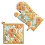 Boston International Cotton Oven Mitt And Pot Holder Kitchen Gifts, 8" X 13". Fixed Price $12.94.