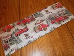 Handmade Country Truck Mini Table Runner Christmas Toilet Tank Topper Horse Barn. Fixed Price $8.00.